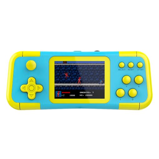 Consola Gamepad A12 666 Juegos Av/tv 3.0" Yellow/blue