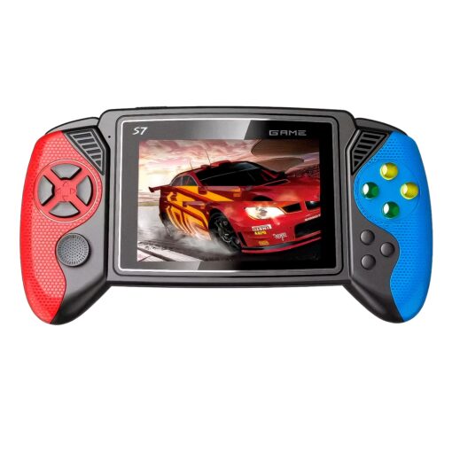 Consola Controller Gamepad S7 620 Juegos Av/tv Pantalla 3.5" + Cont Red/blu