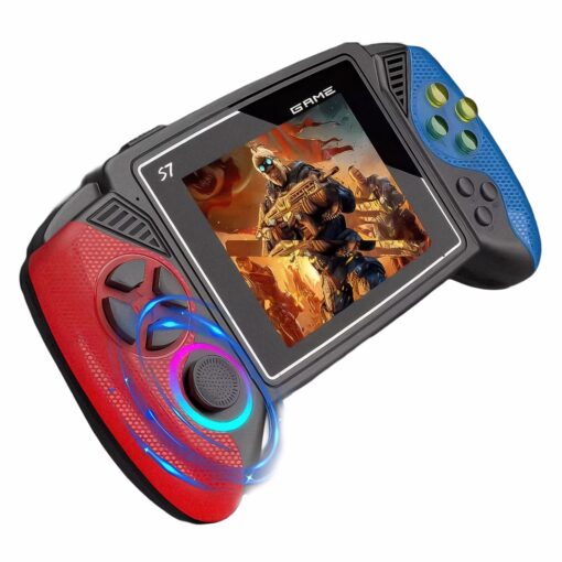 Alternative view of Consola Controller Gamepad S7 620 Juegos Av/tv Pantalla 3.5" + Cont Red/blu