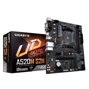 Placa Madre Gigabyte A520M DS3H AC DDR4 Socket AMD AM4 Chipset A520 Micro ATX