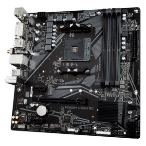 Placa Madre Gigabyte A520M DS3H AC DDR4 Socket AMD AM4 Chipset A520 Micro ATX - Imagen 3
