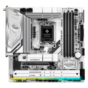 Placa Madre ASRock B860M Steel Legend WiFi DDR5 Socket LGA 1851 Chipset Intel B860 Micro ATX - Imagen 2