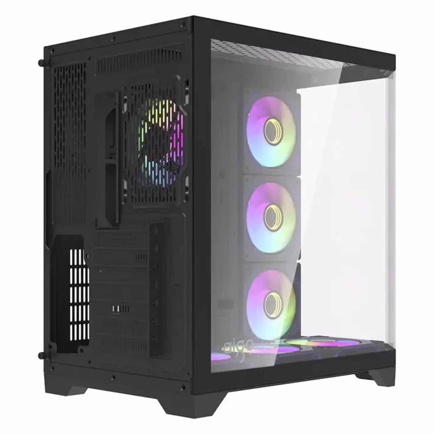 Alternative view of Gabinete Aigo Ft418 Pro Black (7fans)