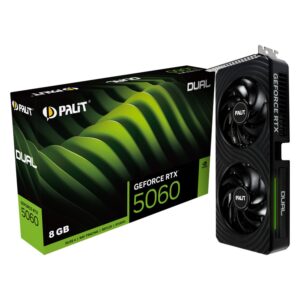 Tarjeta De Video-5060 8gb Gddr7 128bit Palit Dual Ne75060019p1-gb2063d