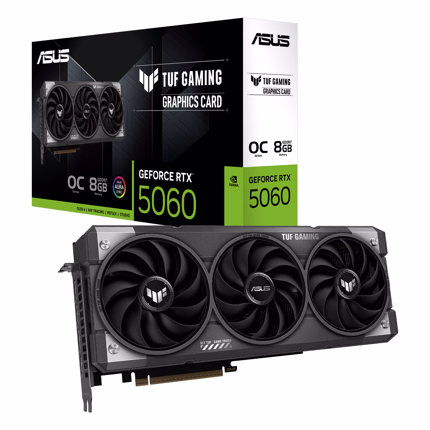 Vga Rtx-5060 8gb Gddr7 128bit Asus Tuf-rtx5060-o8g-gaming