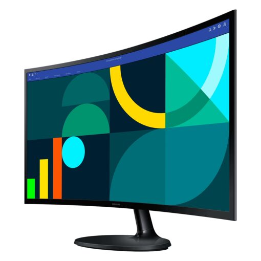 Alternative view of Monitor Samsung LS24D366GAN 24" Full HD Curvo 100Hz HDMI - Negro