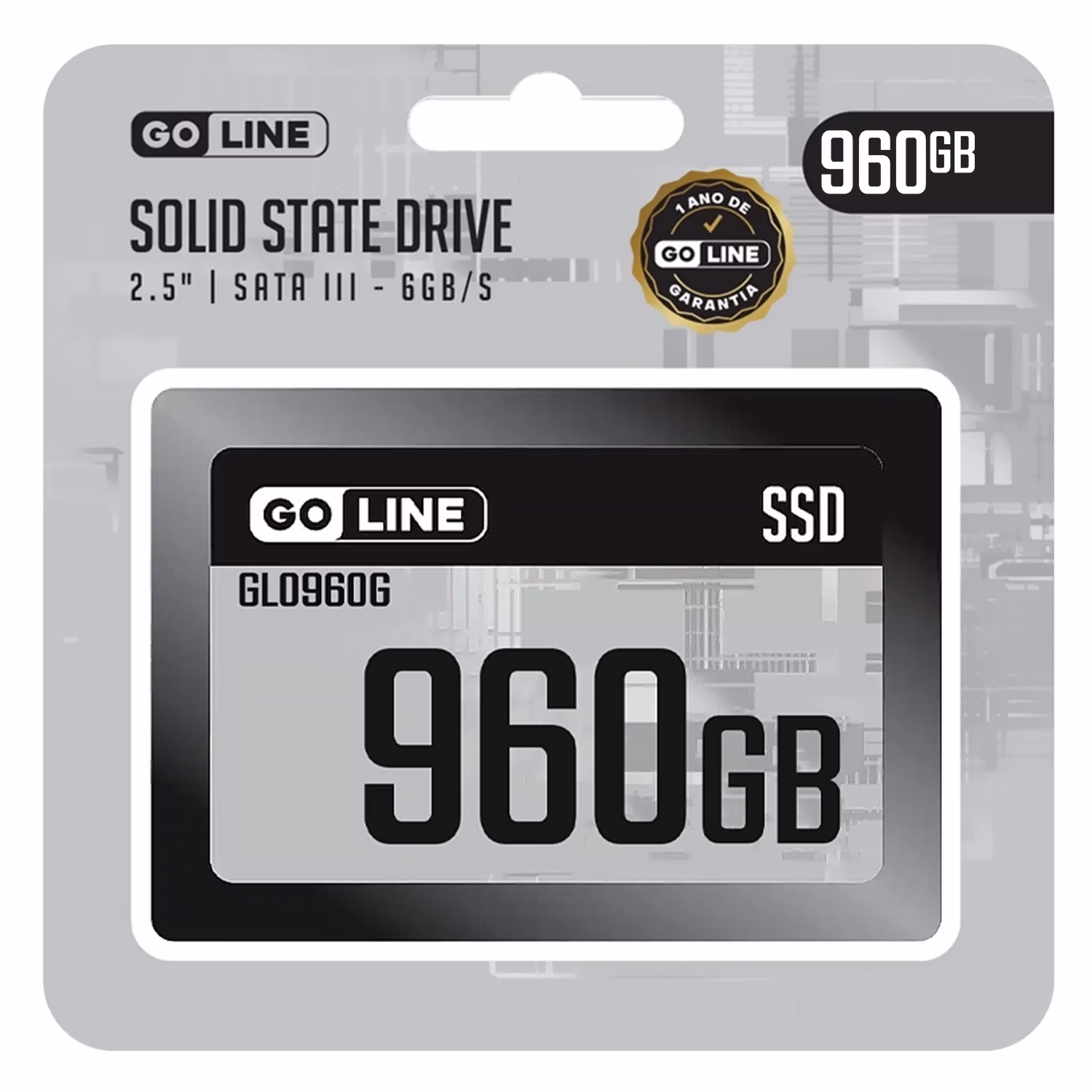 Alternative view of Hd Ssd 2.5 960gb Goline Gl0960g
