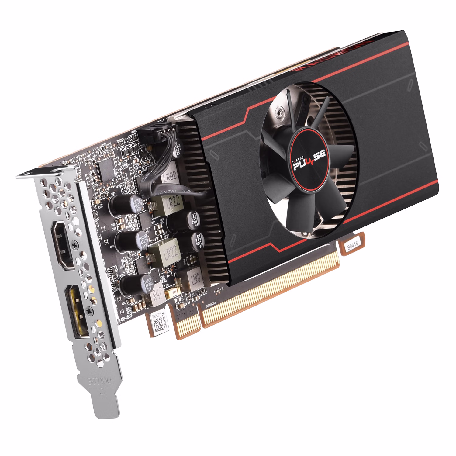 Alternative view of Vga Radeon Rx-6400 4gb Gddr6 64bit Sapphire Pulse 11315-01-20g