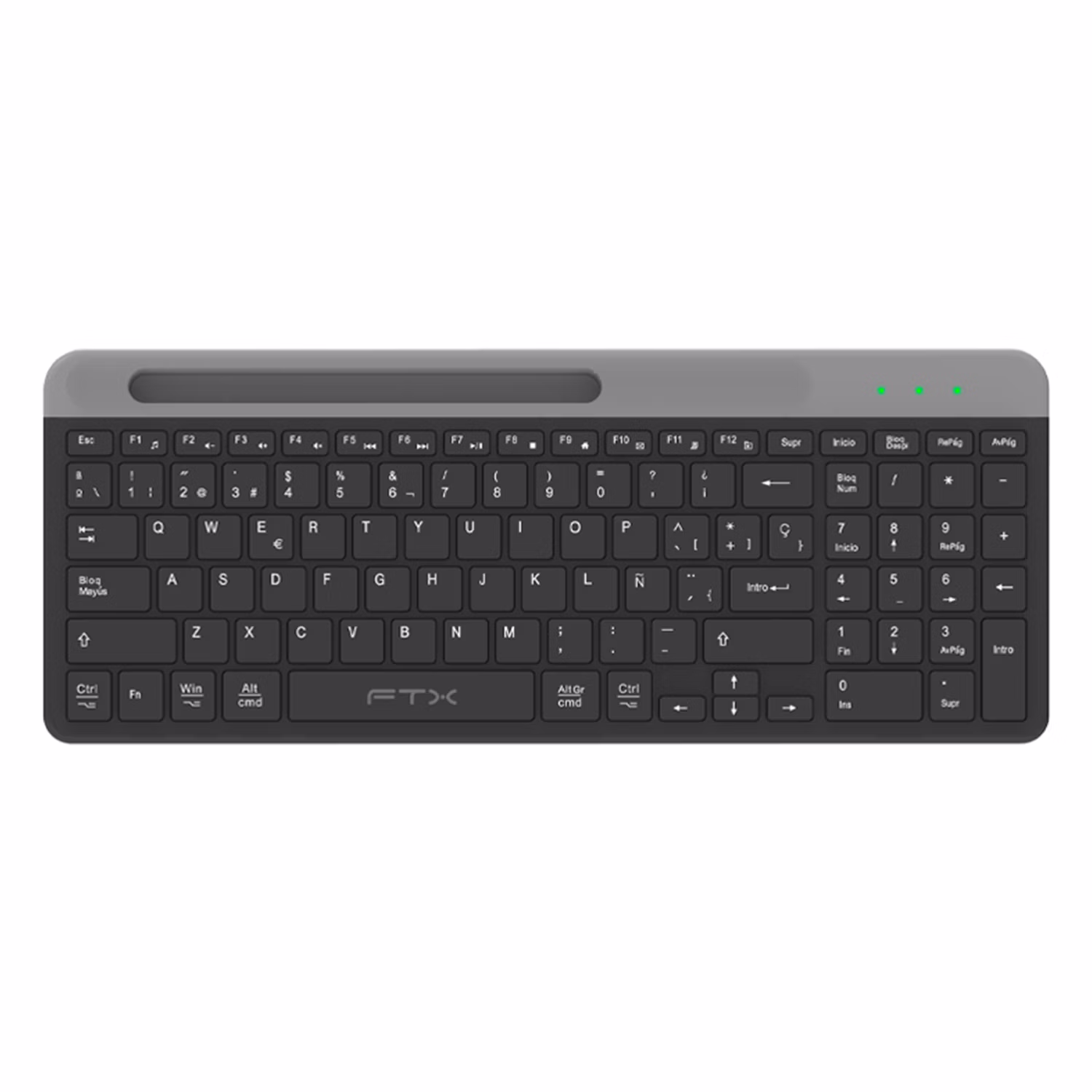 Teclado Ftx Ftxb105 Wireless Español Black