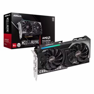 Placa De Video ASRock Challenger OC AMD Radeon RX-9060XT 16GB GDDR6 - RX9060XT