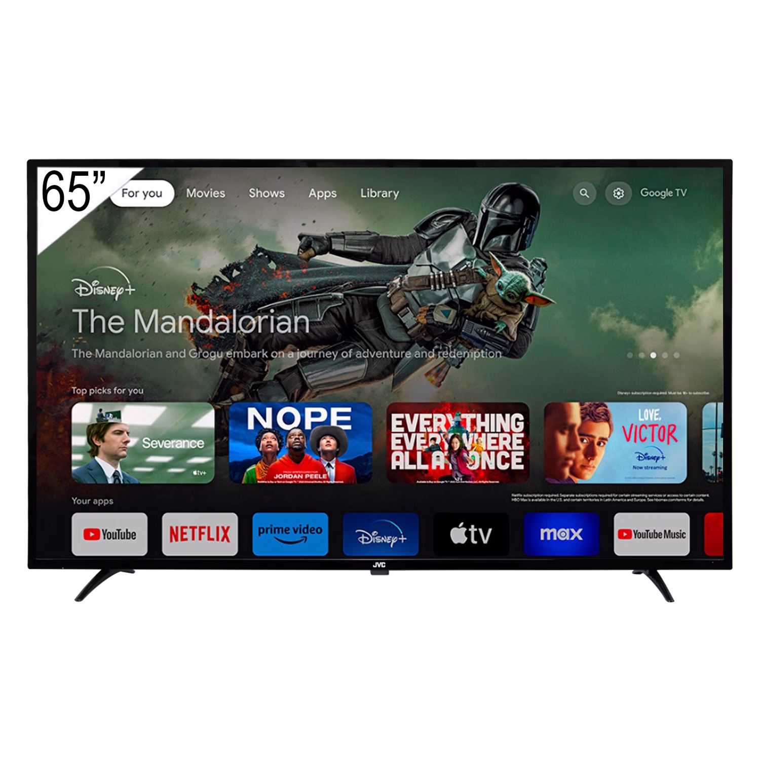 Smart Tv Jvc Lt-65n775u 65" Ultra Hd 4k Hdmi - Negro