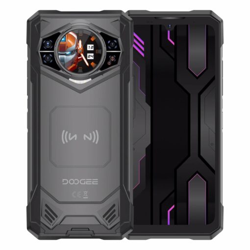 Smartphone Doogee S200X 512GB 12GB RAM Dual SIM Pantalla 6.72" + Fone - Negro