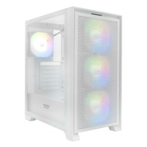 Gabinete Aigo darkFlash DRX70 Mesh - Blanco (4 Fans ARGB)