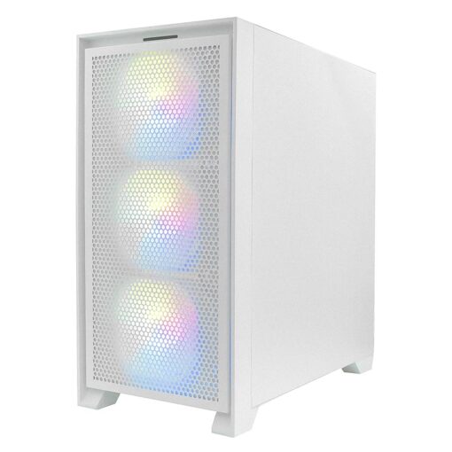 Alternative view of Gabinete Aigo darkFlash DRX70 Mesh - Blanco (4 Fans ARGB)