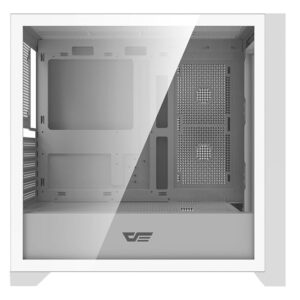 Gabinete Gamer Aigo DarkFlash DRX90 Glass Mid Tower - Blanco (4 Fans ARGB) - Imagen 3