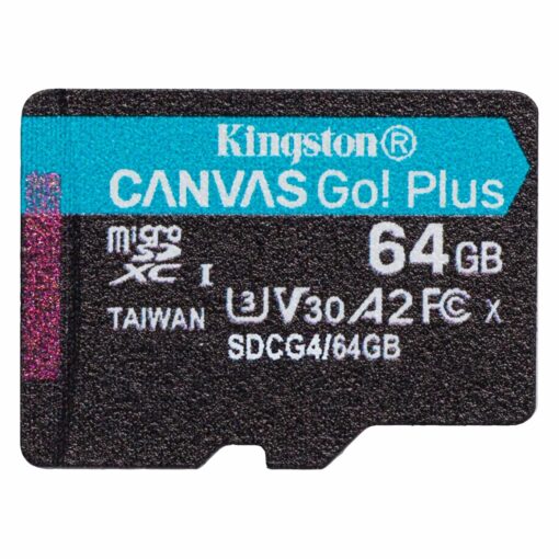Memoria Micro Sd C10 64gb Kingston Canvas Go Plus Sdcg4/64g