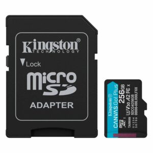 Memoria Micro Sd C10 256gb Kingston Canvas Go Plus Sdcg4/256g