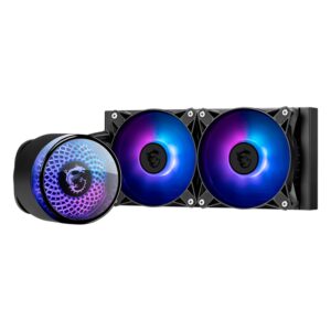 Water Cooler Para Procesador MSI MAG CoreLiquid A12 240 306-7ZWBM11-813 ARGB - Negro - Imagen 4