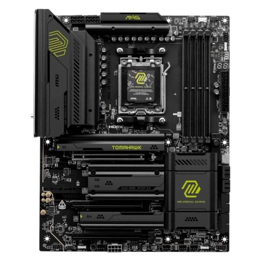 Alternative view of Placa Madre MSI Mag X870E Tomahawk WiFi DDR5 Socket AM5 Chipset AMD X870E ATX