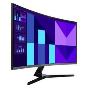 Monitor 32" Samsung Ls32d396ganxza Curved Fhd 4mps/100hz/vga/hdmi - Imagen 3