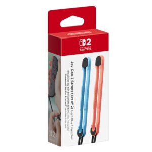 Kit 2 Straps Para Joy-Con Nintendo Swith 2 - Azul Y Rojo - Imagen 3