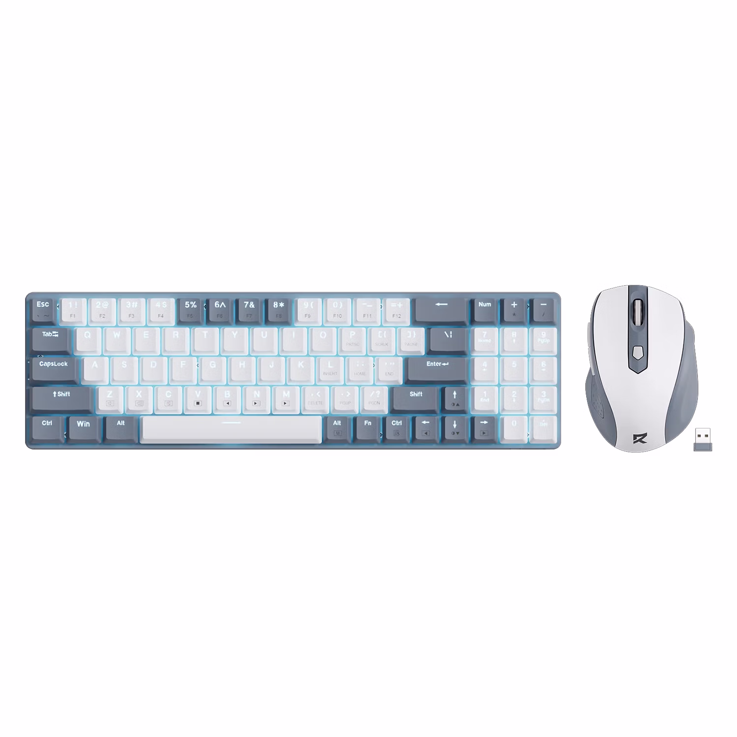 -redragon Kit 2in1 Bs 8772gw Teclado + Mouse