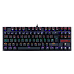 Teclado Redragon K552-kr Kumara Black Rainbow Led - Usa - Red