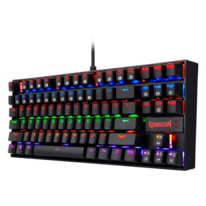 Teclado Redragon K552-kr Kumara Black Rainbow Led - Usa - Red - Imagen 2
