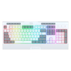 Teclado Redragon K525wg Rgb Shiva Lite Black/white - Usa