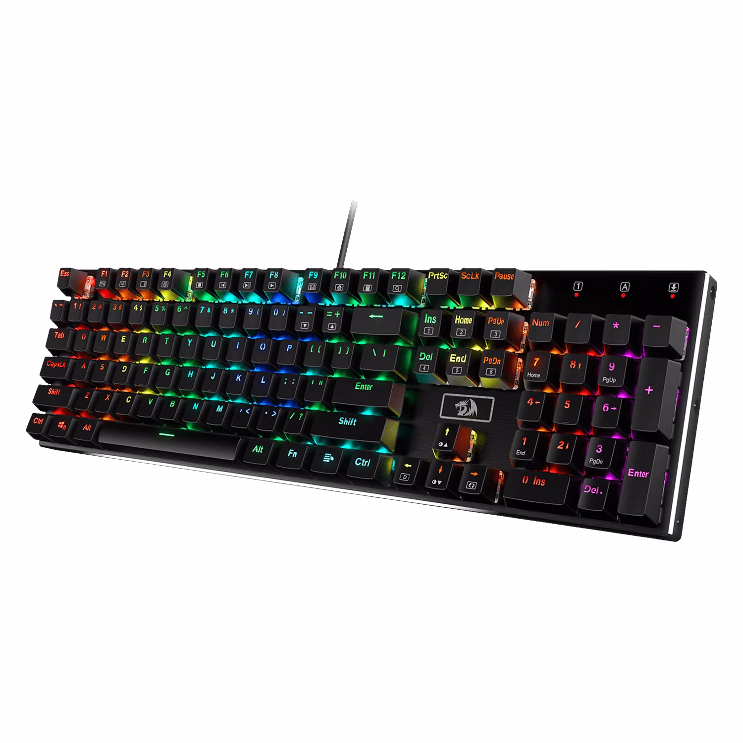 Alternative view of Teclado Redragon Devarajas Mechanical K556rgb - Usa Red