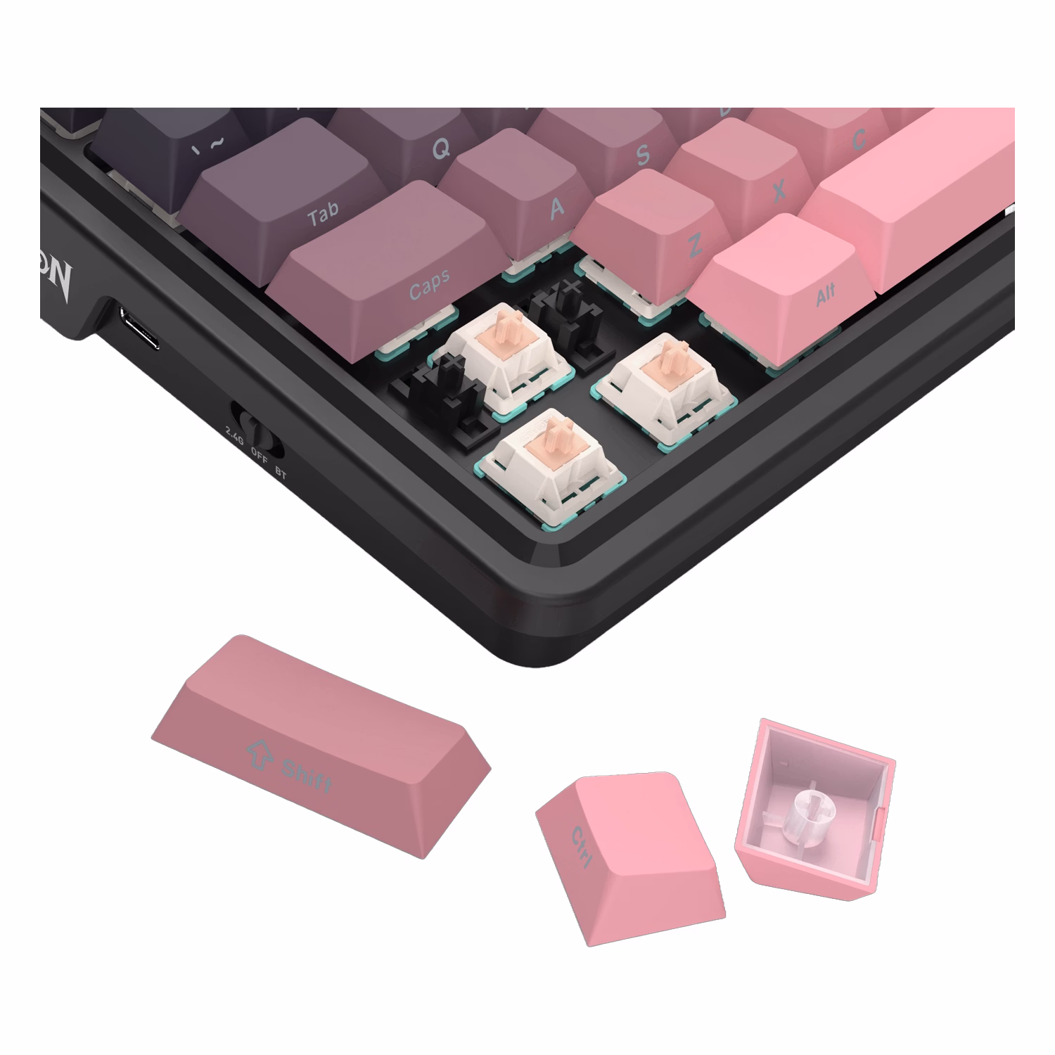 Teclado Redragon K728sp Rgb Pro Antonium Pro - Usa - Imagen 5