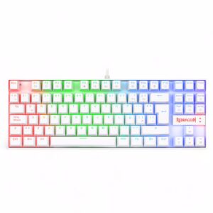 Teclado Redragon K552w-rgb Red Kumara White Rgb - Usa