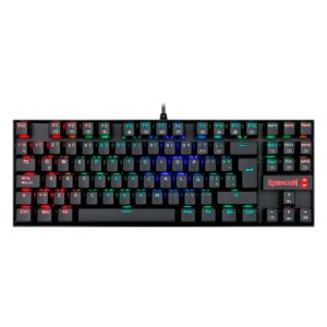Teclado Redragon K552rgb-1 Blue Kumara Black Rgb - Usa