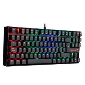 Teclado Redragon K552rgb-1 Blue Kumara Black Rgb - Usa - Imagen 3