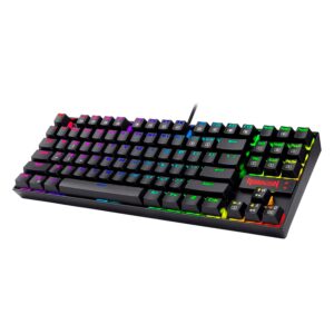 Teclado Redragon K552rgb-1 Blue Kumara Black Rgb - Usa - Imagen 4