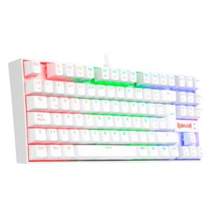 Teclado Redragon K552w-rgb Blue Kumara White Rgb - Usa
