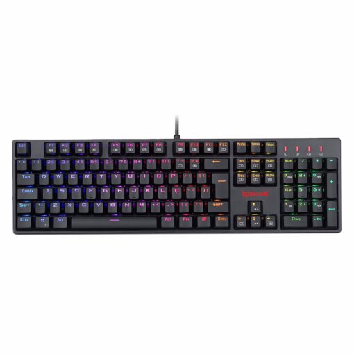 Teclado Redragon K582rgb Red Surara Black Usa - Red