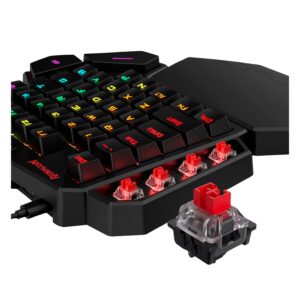 Teclado Redragon K585rgb Diti One-handed Rgb - Red - Imagen 4