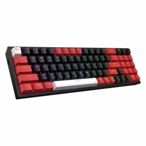 Teclado Gamer Redragon K628RGB Pro BRW Pollux Inalámbrico Inglés - Negro - Imagen 3
