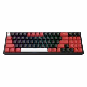 Teclado Gamer Redragon K628RGB Pro BRW Pollux Inalámbrico Inglés - Negro - Imagen 4