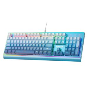 Teclado Gamer Redragon K654gwb-rgb Bluesiren Usb - Azul - Imagen 2