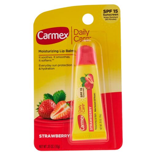 Cosmético Carmex Bálsamo Labial Strawberry 10gr