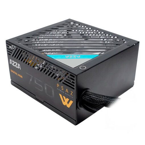 Fuente Azza ATX 750W 80 Plus Bronze ARGB PSAZ-750W - Negro