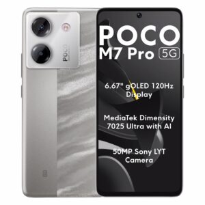 Smartphone Xiaomi Poco M7 Pro 5g Ds 12gb Ram 512gb 6.67" Silver Global Us Novo