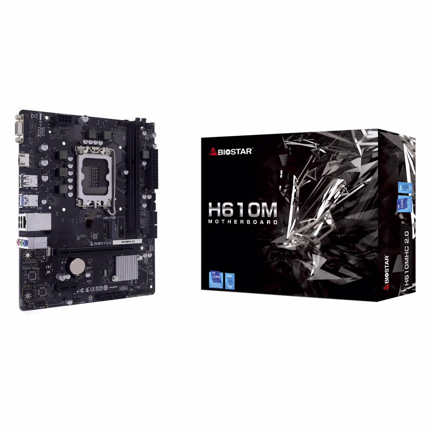 Placa Madre (1700) H610 Biostar H610mhc 2.0 2xddr4