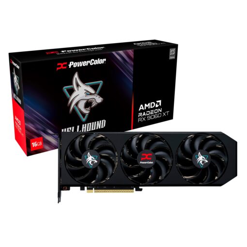 Placa De Video Power Color AMD Radeon RX 9060 XT 16GB GDDR6 - RX9060XT 16G-L/OC