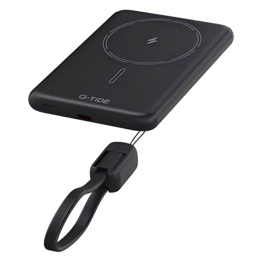 Cargador Portátil G-tide Slim 01 5000mah Usb-c A Usb-c Inalámbrico - Negro