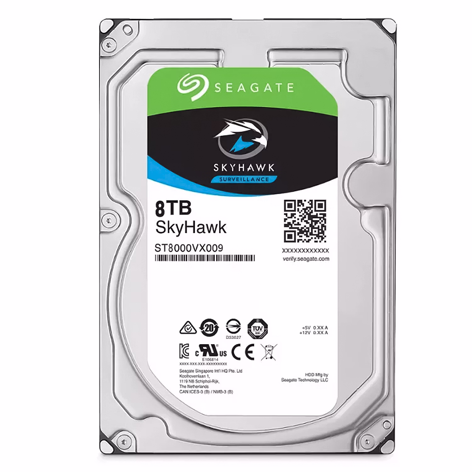 Hd Sata3 8tb Seagate Skyhawk 3.5 256mb 5400rpm G.py St8000vx009