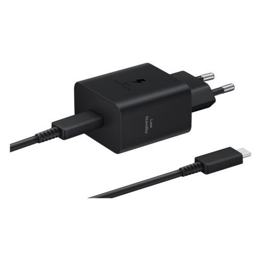 Cargador Samsung EP-TA4511XBEGWW 45W USB-C/USB-C + Cable - Negro