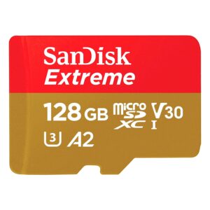 Tarjeta De Memoria Micro SD SanDisk Extreme 128GB 160MBs - SDSQXA1-128G-GN6MA